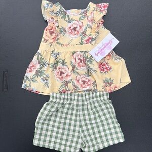 New Floral Two Piece Set